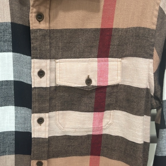 Burberry men’s flannel shirt - Picture 3 of 5